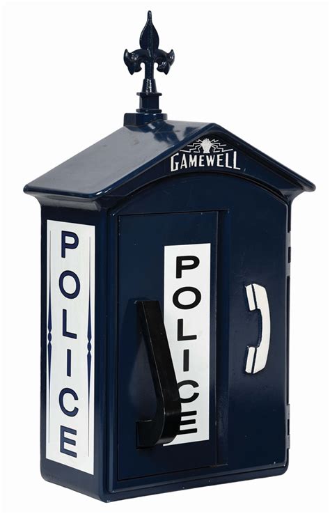 Lot Detail Restored Gamewell Police Call Box
