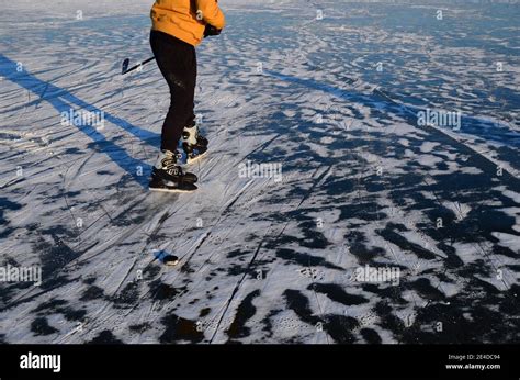 Frozen Lake Hockey Hi Res Stock Photography And Images Alamy