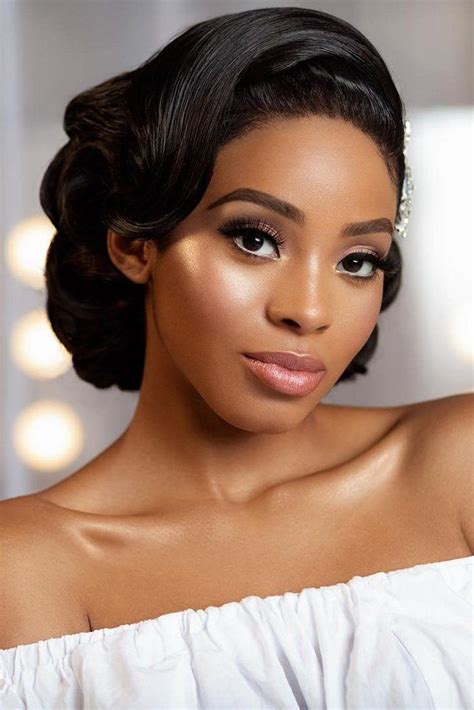 39 Black Women Wedding Hairstyles That Full Of Style Bride Hairstyles Vintage Hairstyles