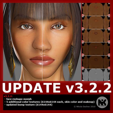 Hair V3 2 Face 3d Model