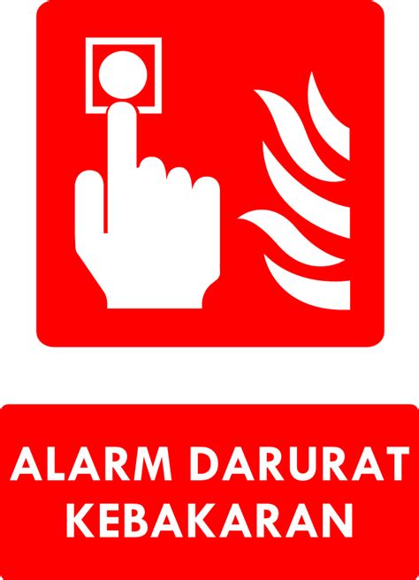 Rambu K3 Kumpulan Rambu Sarana Darurat Kebakaran Safety Sign Ahli