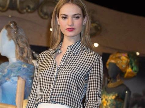 Lily James Measurements Bio Heightweight Shoe And Bra Size