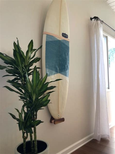 Vertical Mount Surfboard Wall Rack Almond Surfboards And Designs