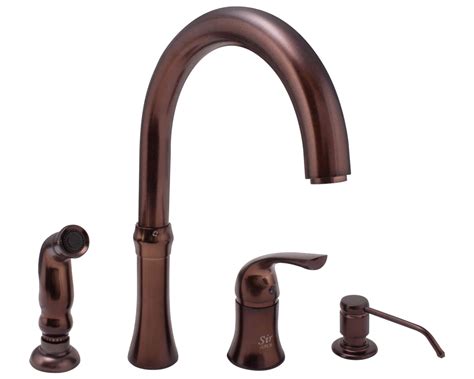 399 results faucet hole fit: 710-ORB Oil Rubbed Bronze 4 Hole Kitchen Faucet