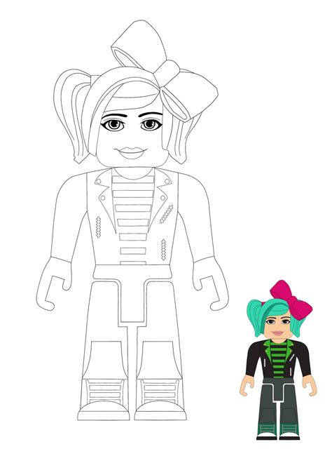 Coloriage Roblox Fille Coloriage Gratuit à Imprimer Dessin 2021