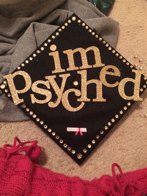 Let your personality shine through with bursting blooms, silly references, or inspiring quotes that are perfect for the occasion. Grad cap for psychology majors | Crafty Ish | Pinterest ...