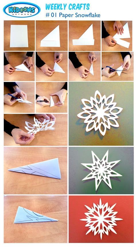 Fun For Kids Creating Paper Snowflakes Try The Patterns Or Make Your