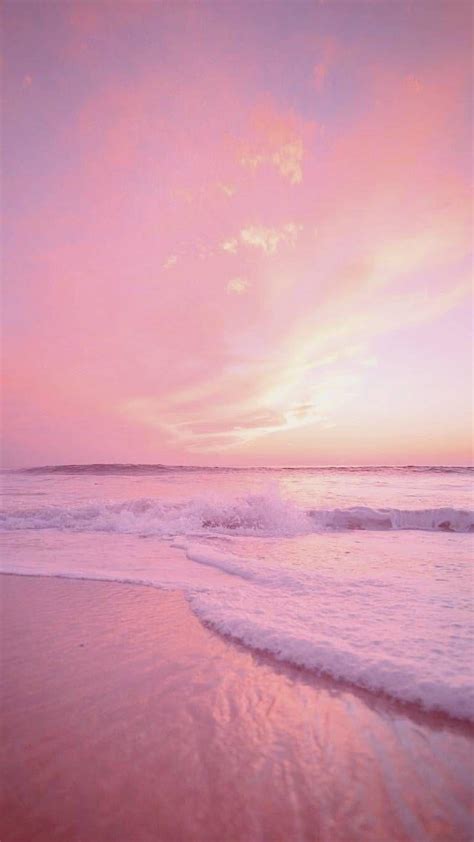 Pink Beach Aesthetic Wallpaper Collage Beach Aesthetic Collage