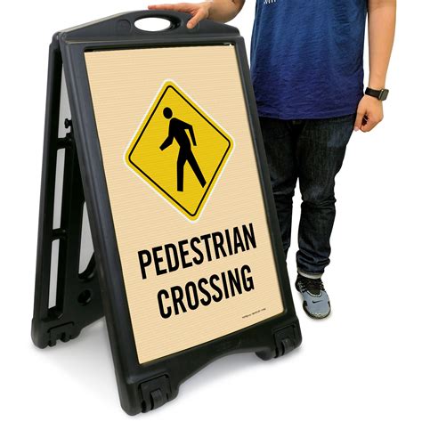 Pedestrian Crossing Sidewalk Sign Sku K Roll 1016