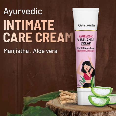 Buy Gynoveda Vbalance Intimate Cream Aloe Vera Manjistha Vaginal Ayurvedic Moisturiser For Skin
