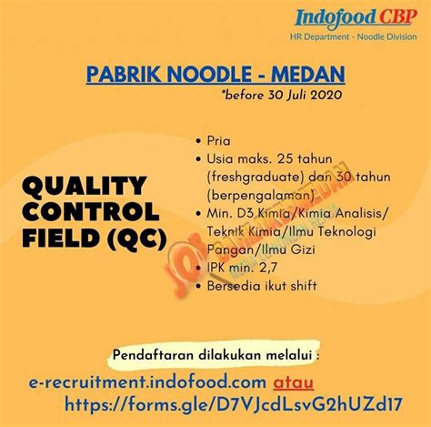 Dengan total tenaga kerja sekitar 62 ribu, indofood percaya bahwa karyawan adalah salah satu kelompok paling penting dari stakeholder dan unsur penting dalam keberhasilan terus. Lowongan Kerja D3 S1 Di PT. Indofood Sukses Makmur Tbk Medan