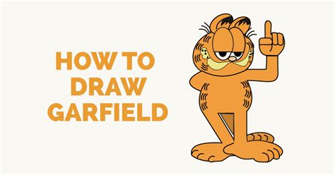 How To Draw Garfield Featured Image Easy Animal Drawings Easy
