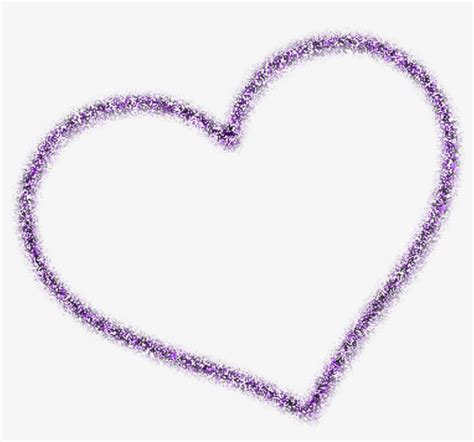 Purple Glitter By Carlyflower Sparkle Heart Transparent Background