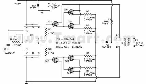 Inverter Circuit: 100W Power Inverter Circuit