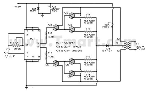 How to test and operate this inverter circuit. Inverter Circuit: 100W Power Inverter Circuit