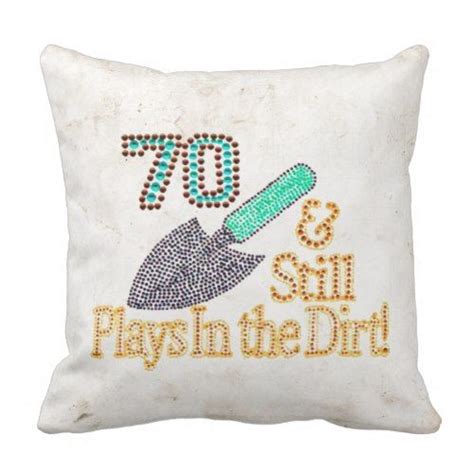 Find that extra special gift to celebrate her 70th birthday and make it one to remember! Fun Humor Gardening 70th Birthday Gift for HER HIM Throw ...