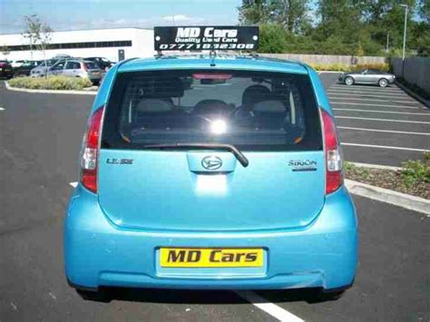 Daihatsu Sirion Se Blue Miles F S H New Mot Car For Sale