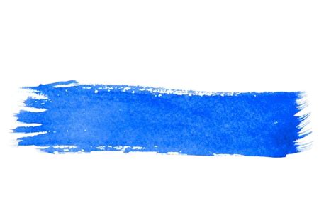 Premium Photo Blue Paint Brush Stroke Texture Watercolor Spot Blotch