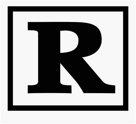 Rated R Clip Art Rated R Logo Png Free Transparent