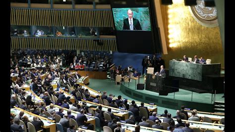 Speech At The United Nations General Assembly Youtube