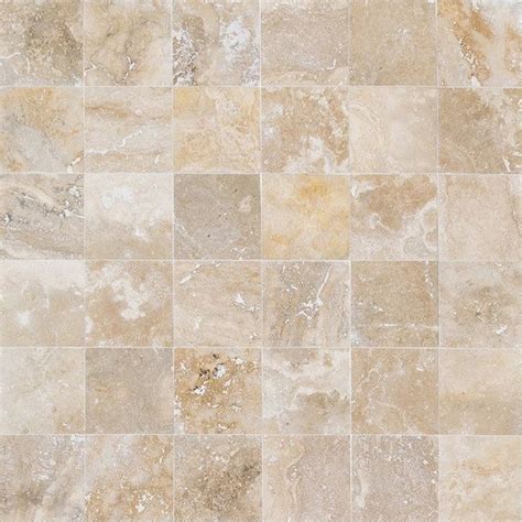 Mina Rustic Travertine Tile 18x18x5 Honed And Filled Sample In