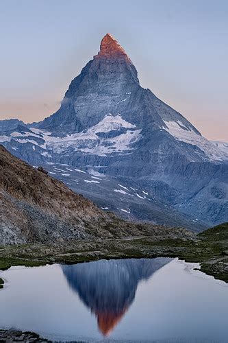 Matterhorn Sunrise At The Riffelsee Daniel Flickr