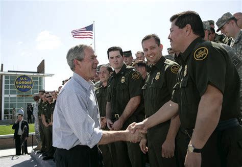 President Bush Discusses Comprehensive Immigration Reform In Yuma Arizona