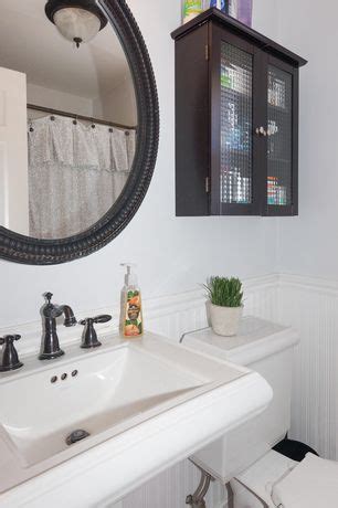 Not every powder room is small, but there isn't much need in initial home design for a lot of room when the. Powder Room Pedestal Sink Design Ideas & Pictures | Zillow ...