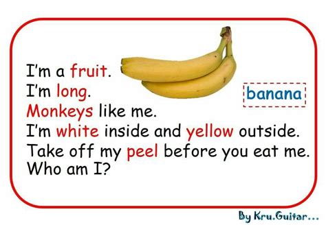 Fruit Riddles In English Brain Teasers With Answers Riddle Sentences