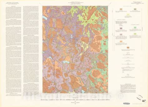 Map Surficial Geologic Map Of The Georgetown Quadrangle Essex County