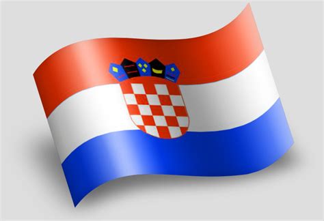 Su costa es una de las más bonitas del mundo. Bandera de Croacia - Banderas Texalia