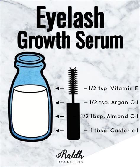 Eyelash Growth Serum Diy Raldhcosmetics Makeuptips