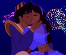 *ALADDIN & JASMINE ~ Aladdin, 1992 | Disney kiss, Disney, Aladdin and ...