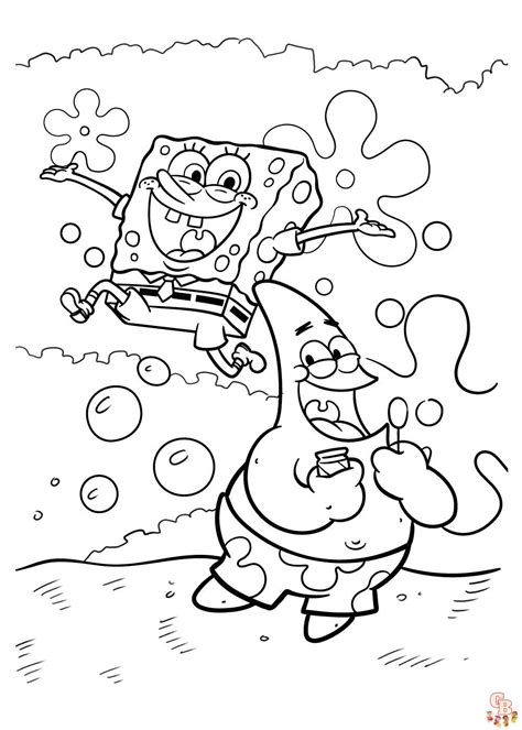Get Creative With Spongebob Patrick Coloring Pages Free