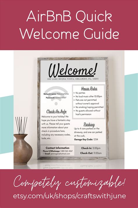 Airbnb Welcome Sign Welcome Sign Front Door Airbnb House Welcome