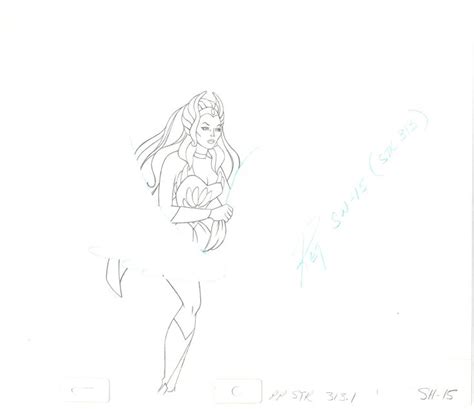 She Ra Princess Of Power Animation Production Cel Drawing Filmation 19