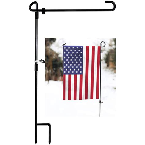Kemnole Garden Flag Stand Garden Flag Pole Holder Set Durable Garden