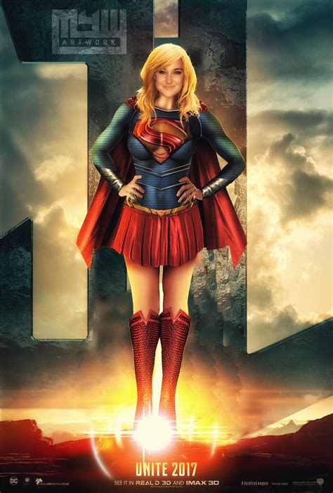 Supergirl Justice League Fan Art Poster By M4w006 On Deviantart