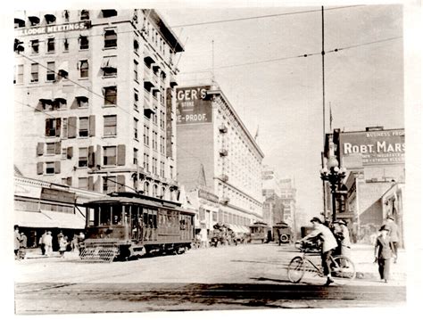 Looking South Down Broadway From The Corner Of Ninth Street Downtown