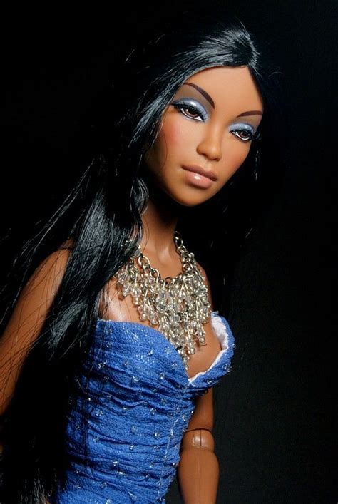 Beautiful Madame Alexandra Black Barbie Pretty Black Dolls Natural