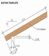 Pictures of How To Cut Roof Rafters For Shed Roof