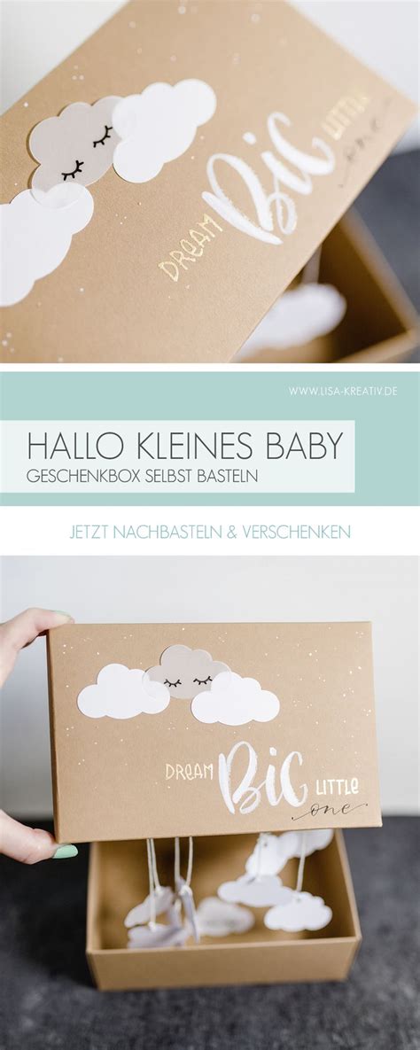 Diy Geschenk Box Zur Geburt Oder Taufe Lisa Kreativ Mein