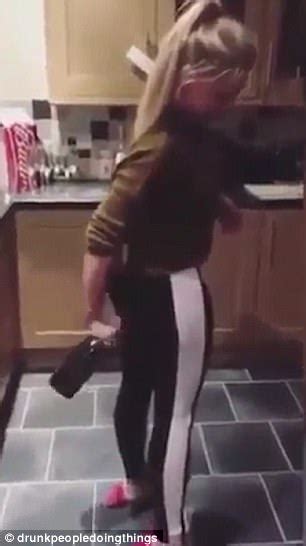 insttagram video shows girl open champagne with her bottom daily mail online