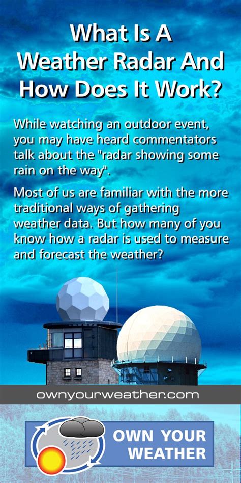 What Is A Weather Radar And How Does It Work Weather Data Weather