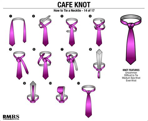 How To Tie The Cafe Knot Necktie Knots
