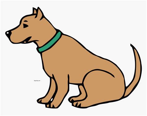 Burlywood Color Dog Clipart Sitting Dog Clip Art Hd Png Download
