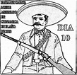 Pinto Dibujos: Emiliano Zapata para colorear | Emiliano Zapata muere ...