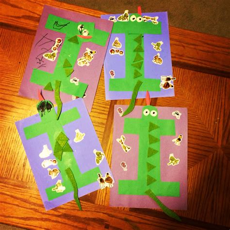 I Is For Iguanas With Insect Stickers Great Craft For Preschoolers