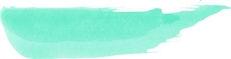 8 Light Turquoise Watercolor Brush Stroke Png Transparent