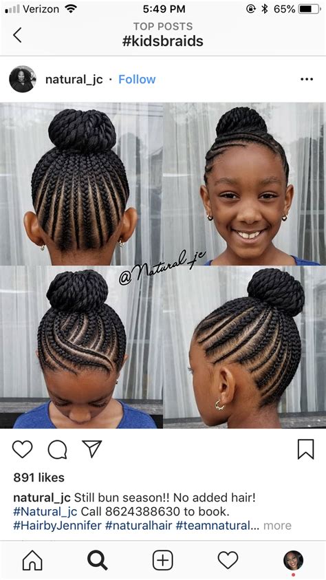 Kid Braid Styles African Hair Braiding Styles Braids For Kids